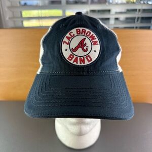 Zac Brown Band x Atlanta Braves Tour Concert Country Music Trucker Snapback Hat